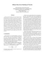 Efficient Time Series Matching by Wavelets