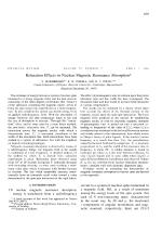Relaxation Effects in Nuclear Magnetic Resonance Absorption*