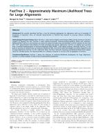 FastTree 2 – Approximately Maximum-Likelihood Trees for Large Alignments