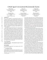 A Multi-Agent Conversational Recommender System