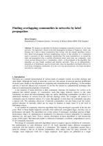 Finding overlapping communities in networks by label propagation