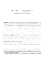Three-dimensional Alpha Shapes