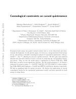Cosmological constraints on curved quintessence