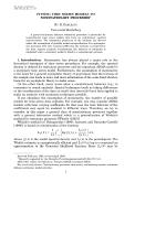 FITTING TIME SERIES MODELS TO NONSTATIONARY PROCESSES