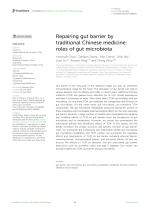 Repairing gut barrier by traditional Chinese medicine: roles of gut microbiota
