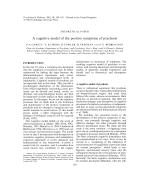 A cognitive model of the positive symptoms of psychosis