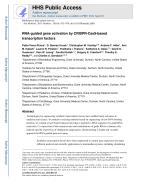 RNA-guided gene activation by CRISPR-Cas9-based transcription factors