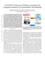 INTERPRET: Interactive Predicate Learning from Language Feedback for Generalizable Task Planning