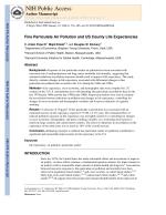 Fine Particulate Air Pollution and US County Life Expectancies