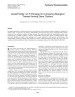 clusterProfiler: an R Package for Comparing Biological Themes Among Gene Clusters