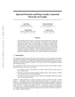 Spectral Networks and Deep Locally Connected Networks on Graphs