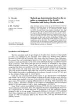 Skeletal age determination based on the os pubis: a comparison of the Acsádi-Nemeskéri and Suchey-Brooks methods