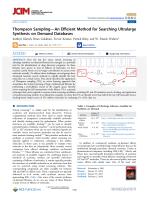 Thompson Sampling—An Efficient Method for Searching Ultralarge Synthesis on Demand Databases