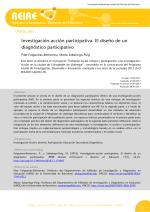 Investigación-acción participativa. El diseño de un diagnóstico participativo