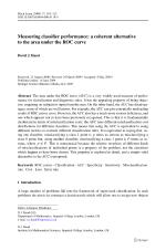 Measuring classifier performance: a coherent alternative to the area under the ROC curve