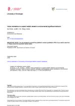 Value orientations to explain beliefs related to environmental significant behavior