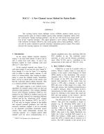MACA - A New Channel Access Method for Packet Radio
