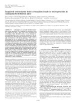 Impaired osteoclastic bone resorption leads to osteopetrosis in cathepsin-K-deficient mice