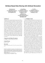 Attribute Based Data Sharing with Attribute Revocation