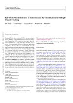 FairMOT: On the Fairness of Detection and Re-Identification in Multiple Object Tracking