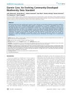 Darwin Core: An Evolving Community-Developed Biodiversity Data Standard