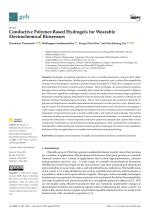 Conductive Polymer-Based Hydrogels for Wearable Electrochemical Biosensors