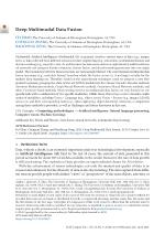 Deep Multimodal Data Fusion