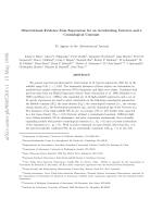 Observational Evidence from Supernovae for an Accelerating Universe and a Cosmological Constant