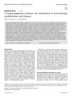 Crossing epigenetic frontiers: the intersection of novel histone modifications and diseases