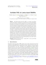 Verifiable FHE via Lattice-based SNARKs