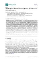 The Traditional Medicine and Modern Medicine from Natural Products