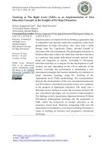 Teaching at The Right Level (TaRL) as an Implementation of New Education Concepts in the Insights of Ki Hajar Dewantara