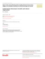 Report of the Annual Meeting of the Canadian Historical Association Rapport de l'assemblée annuelle de la Société historique du Canada
