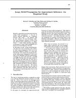 Loopy Belief Propagation for Approximate Inference: An Empirical Study