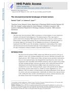 The microenvironmental landscape of brain tumors