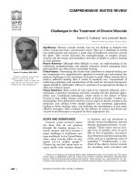 Challenges in the Treatment of Chronic Wounds