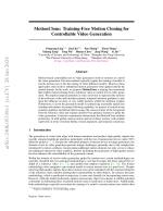 MotionClone: Training-Free Motion Cloning for Controllable Video Generation
