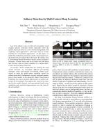 Saliency Detection by Multi-Context Deep Learning