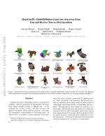 HexaGen3D: StableDiffusion is just one step away from Fast and Diverse Text-to-3D Generation