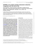 STRING v10: protein–protein interaction networks, integrated over the tree of life