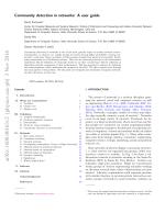 Community detection in networks: A user guide
