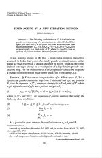 FIXED POINTS BY A NEW ITERATION METHOD