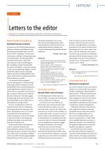 Letters to the editor