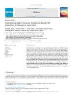 Transforming higher education institutions through EDI leadership: A bibliometric exploration