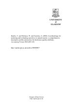 A Methodology for Analysing and Evaluating Narratives in Annual Reports: A Comprehensive Descriptive Profile and Metrics for Disclosure Quality Attributes
