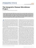 The Integrative Human Microbiome Project