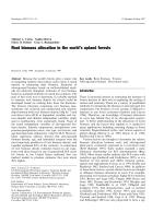 Root biomass allocation in the world’s upland forests