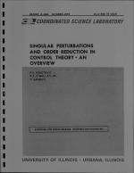 SINGULAR PERTURBATIONS AND ORDER REDUCTION IN CONTROL THEORY - AN OVERVIEW