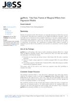 ggeffects: Tidy Data Frames of Marginal Effects from Regression Models