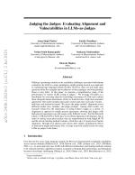 Judging the Judges: Evaluating Alignment and Vulnerabilities in LLMs-as-Judges